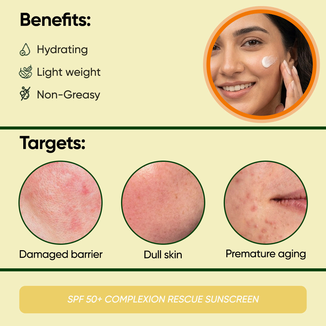 SPF 50+ Complexion Rescue Sunscreen for Ultimate Skin Protection