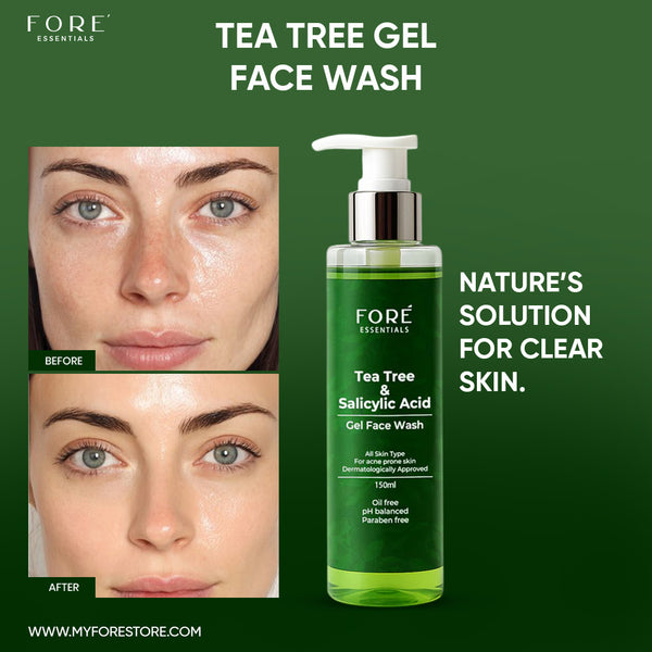 Result - Tea Tree Gel Face Wash