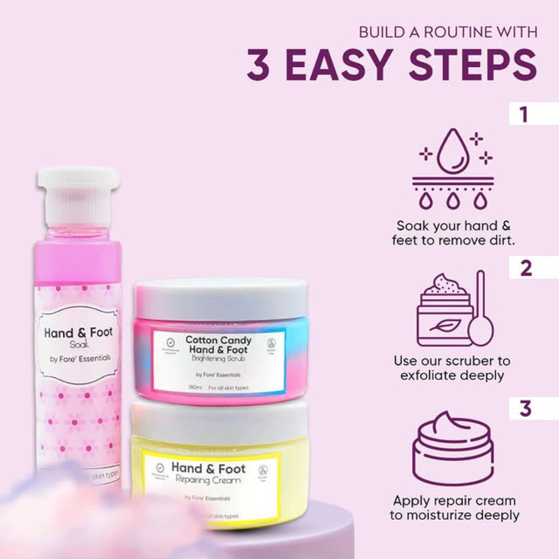 Hand And Foot Glowing Repairing Kit - Fore Essential