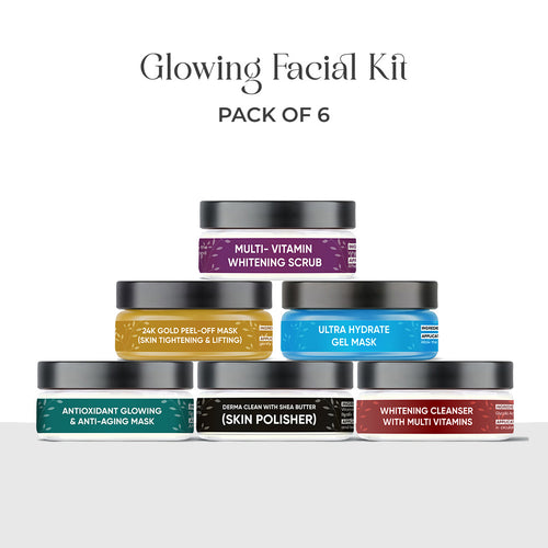 Glowing Facial Kit (Set of 6)