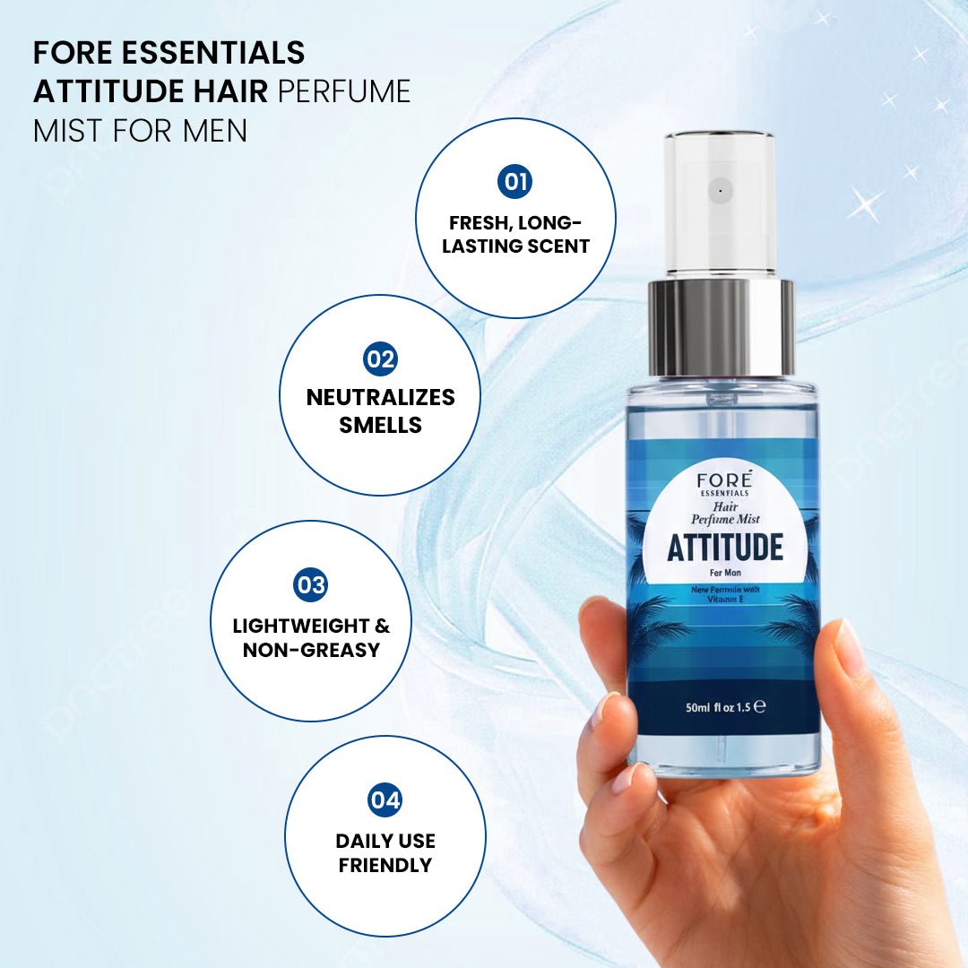 Fore Essentials Attitude Hair Perfume Mist for Men - Fore Essential