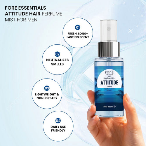 Fore Essentials Attitude Hair Perfume Mist for Men - Fore Essential