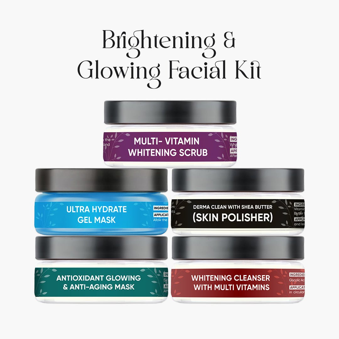 Glowing Facial Kit - Set of 5 - Fore Essential
