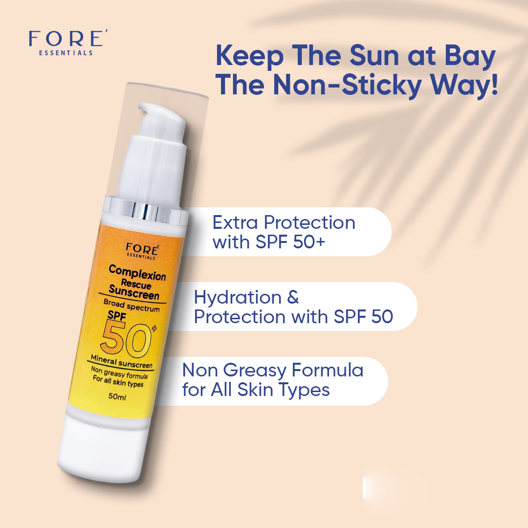 SPF 50+ Complexion Rescue Sunscreen - Fore Essential