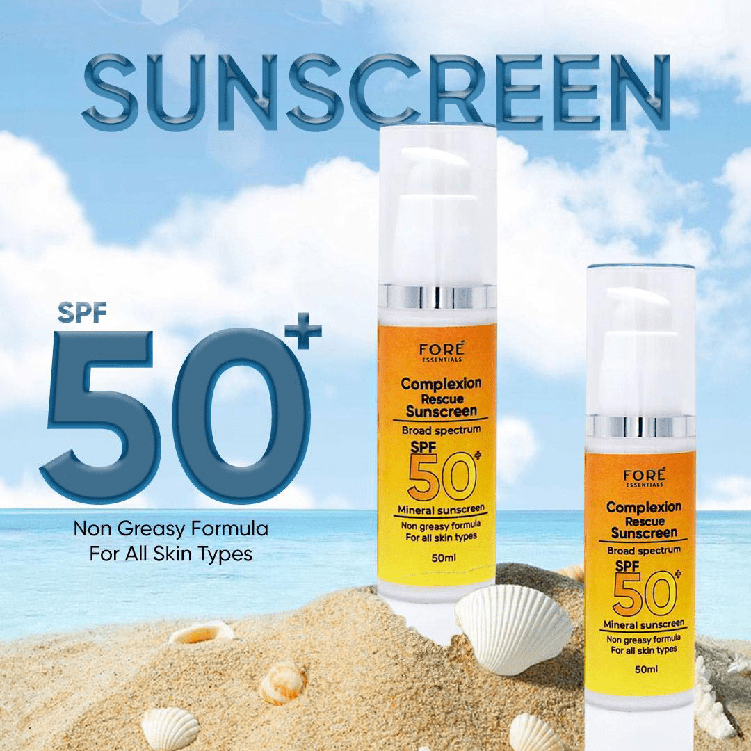 SPF 50+ Complexion Rescue Sunscreen - Fore Essential